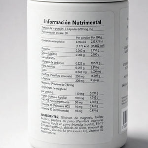 Moonlight Ritual BENE — reverso del envase con ingredientes y modo de uso