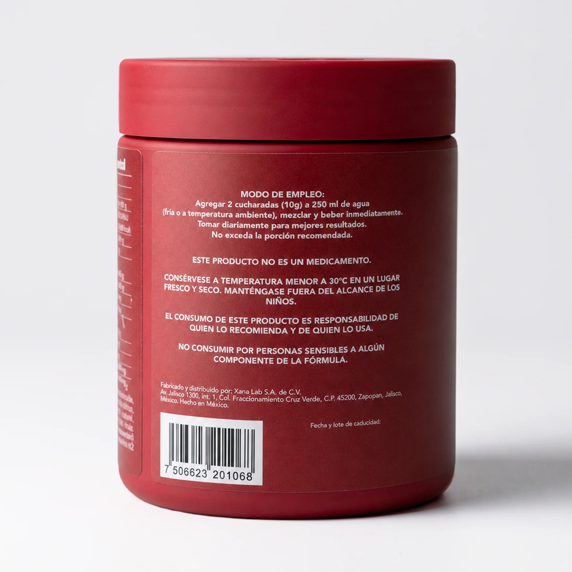 Creatine + HMB BENE — vista lateral del envase para desempeño físico
