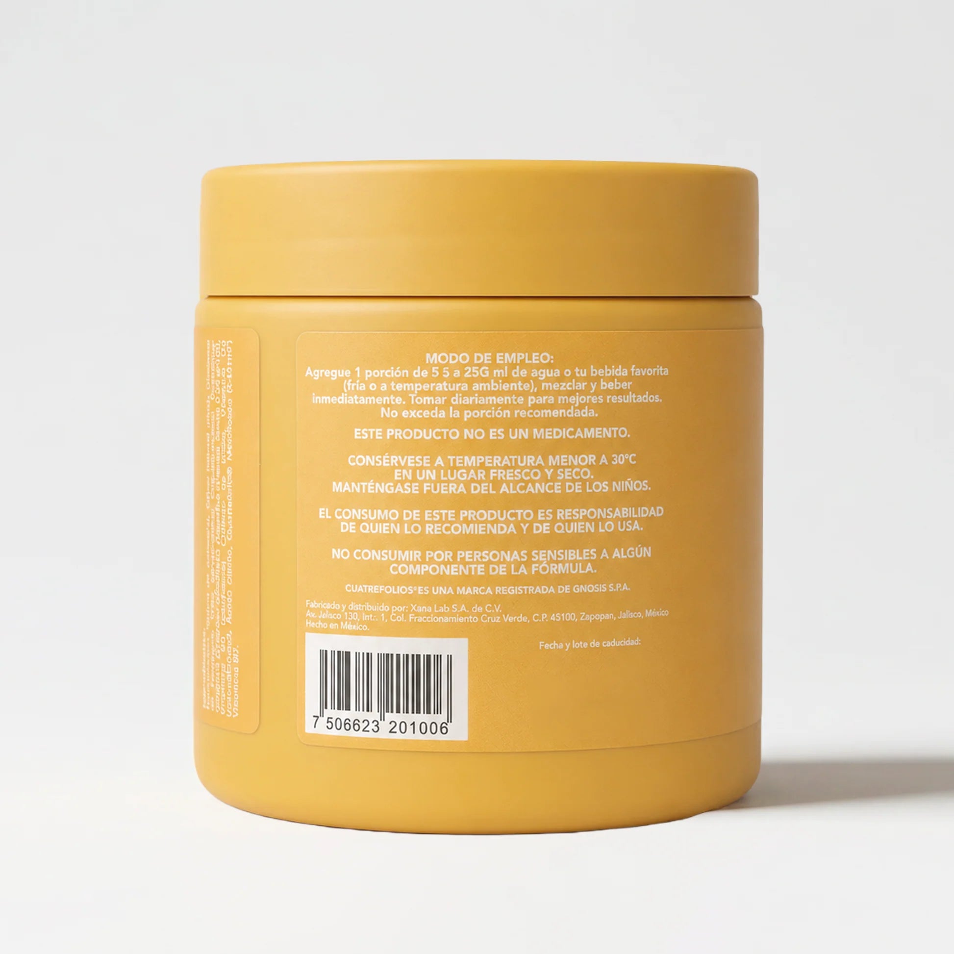 Harmony Blend BENE — vista lateral del envase premium para salud hormonal